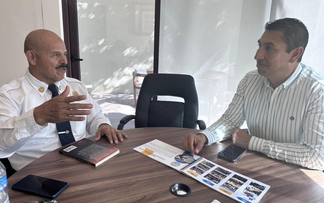 Se unen Gobierno de BCS y Bomberos CSL en agenda de trabajo