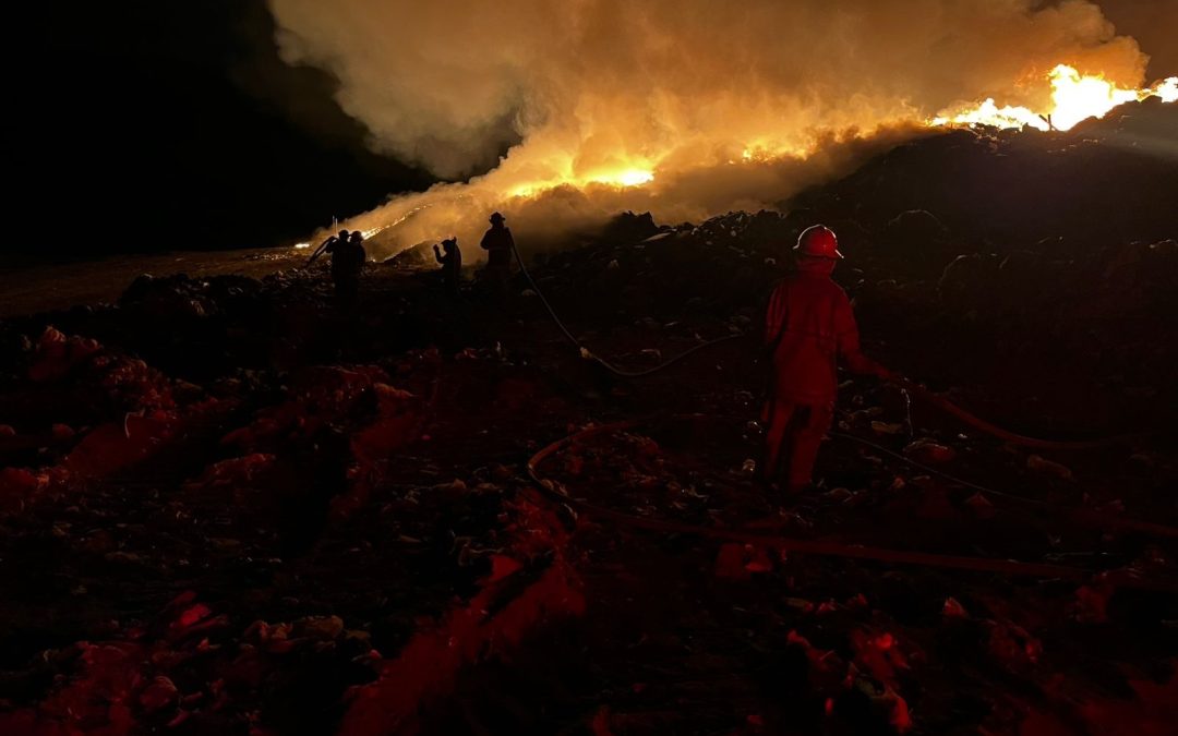 Incendio en basurero de Migriño CSL