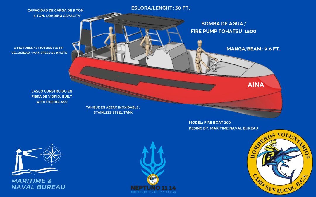 Avanza construcción del barco bombero ‘AINA’