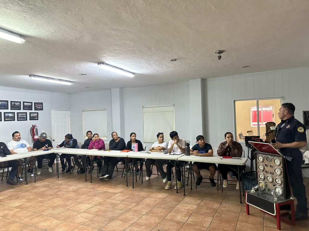 Capacitación de la Canirac Los Cabos en Bomberos CSL.