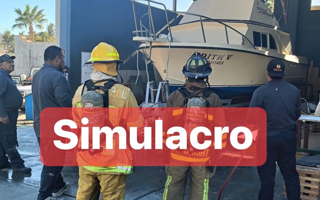 Pisces Sportfishing realiza simulacro de incendio
