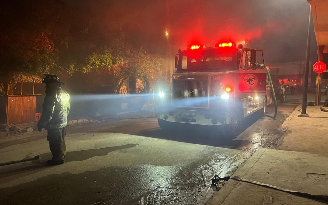 Una persona sin vida en incendio de vivienda en Cabo San Lucas