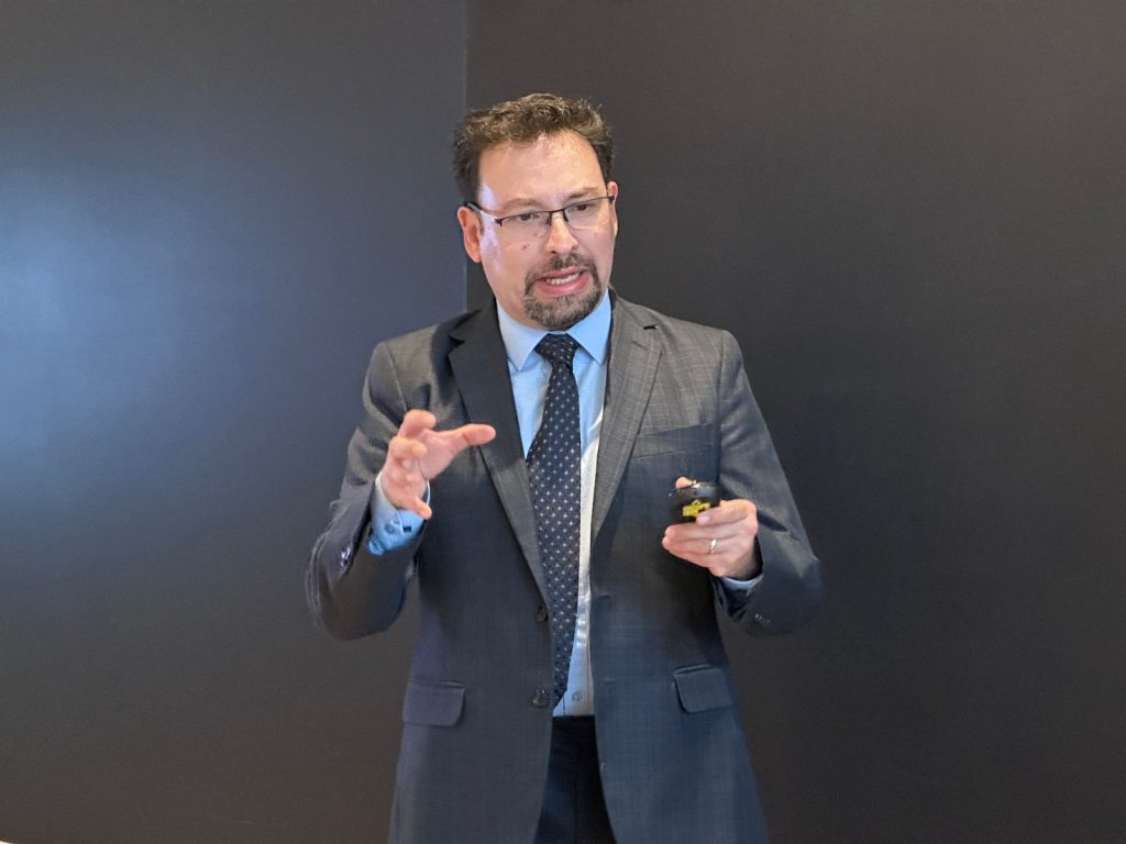 Mtro. Francisco Arreguín, creador del programa para el Atlas de Riesgo dinámico.