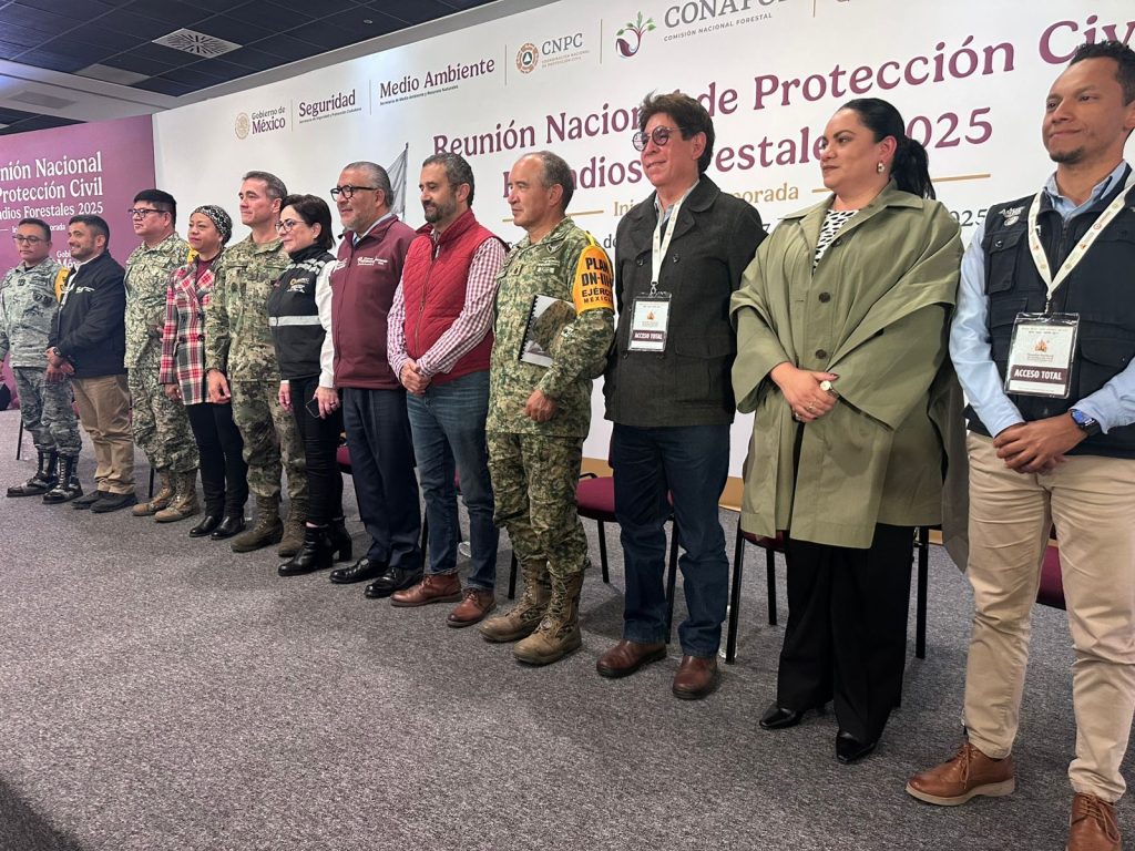 Reunión sobre Incendios Forestales en México.