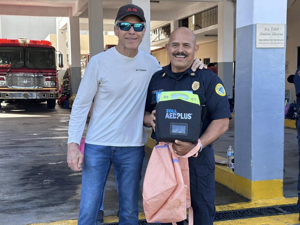 Entrega de donacion a Bomberos CSL 