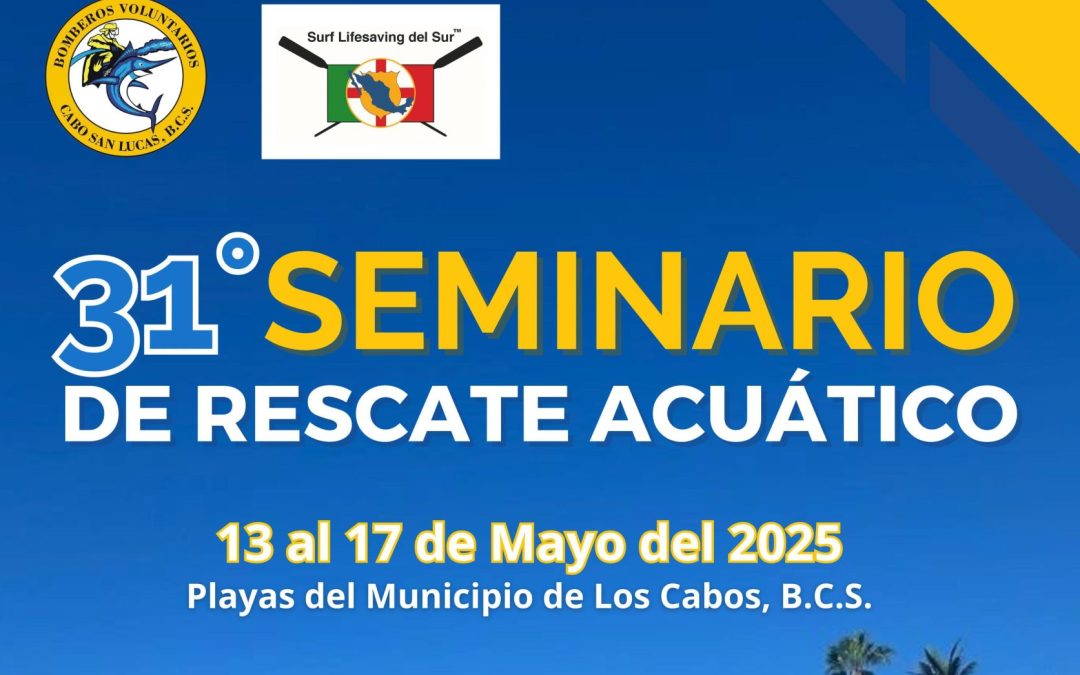 Calendario del XXXI Seminario de Rescate Acuático 2025