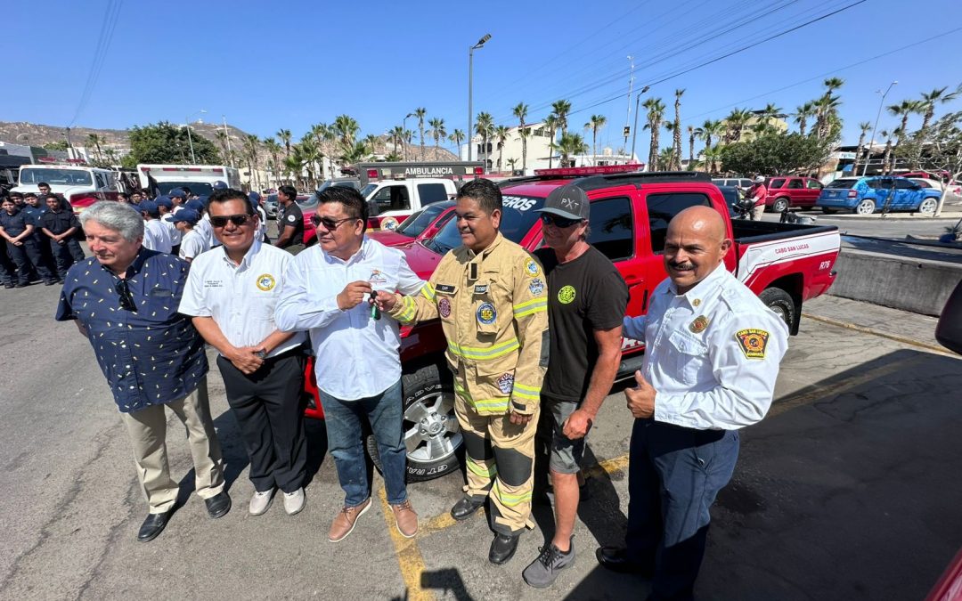 Recibe Bomberos Cabo San Lucas  equipamiento operativo