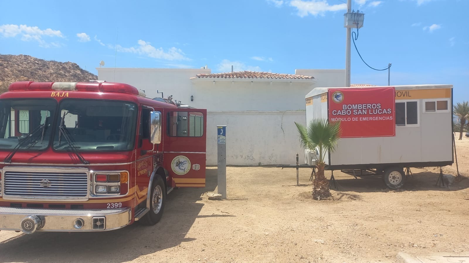Bomberos Cabo San Lucas apertura módulo de despacho en Cabo del Sol